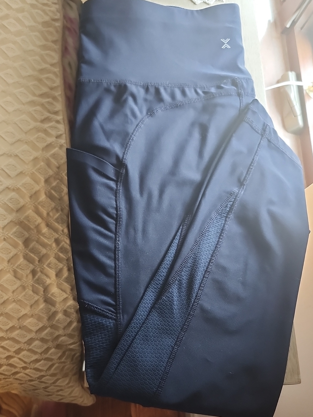 Xersion High-Waist Performance Pants - Navy
